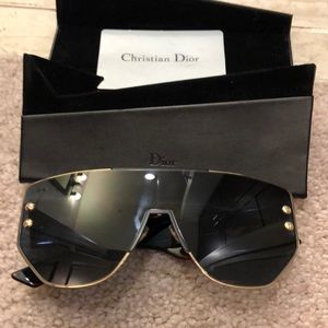 dior addict 1 mirrored shield sunglasses